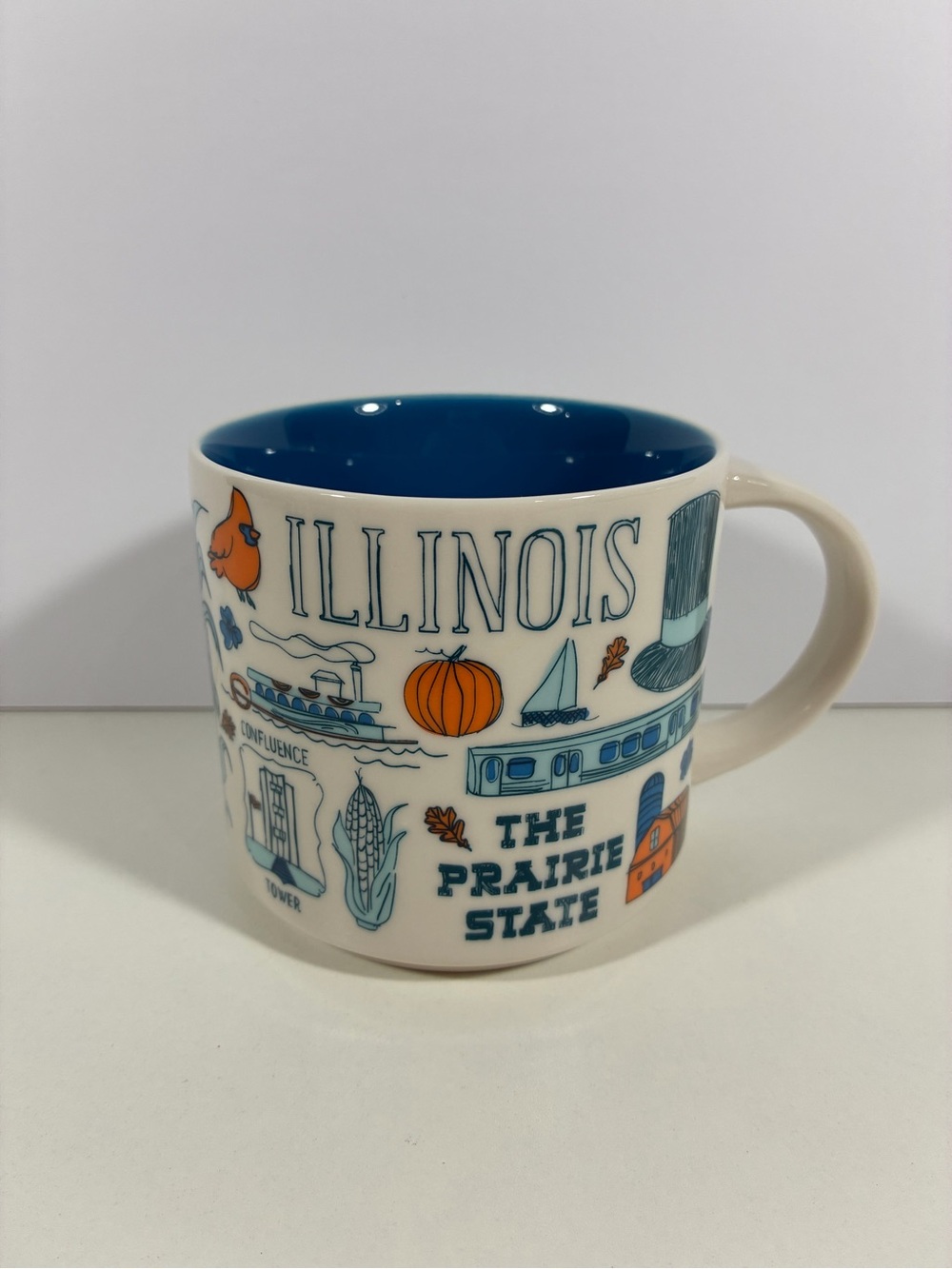 Starbucks Illinois Been There Series Across Globe 14oz Coffee Mug Cup 2021 MINT
